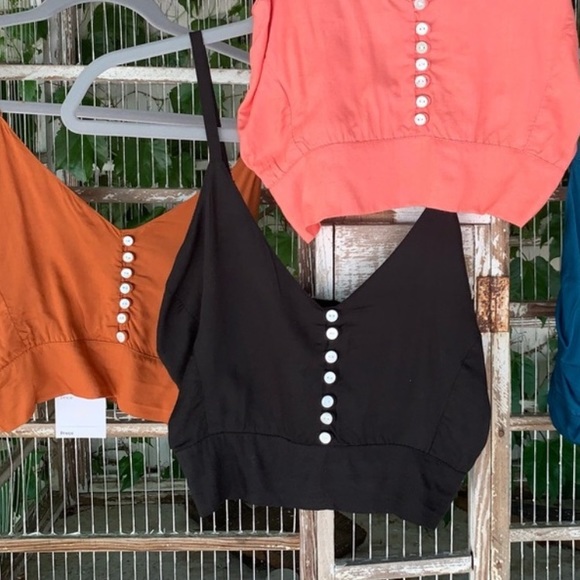 Casual adjustable straps crop top - Picture 1 of 1